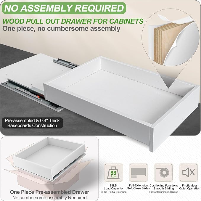 MyLifeUNIT Wooden Pull Out Drawers - Image 4