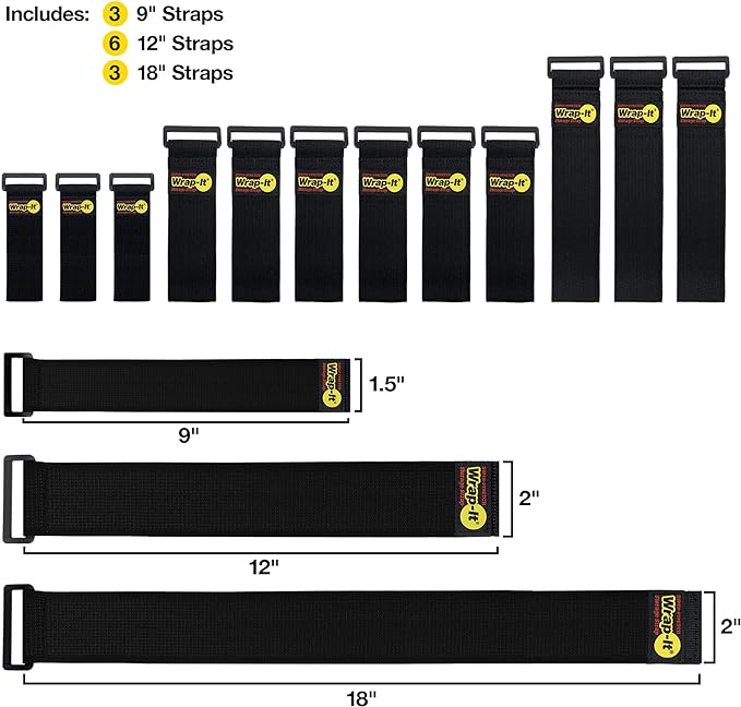 Super-Stretch Wrap-It Storage Straps - Image 3