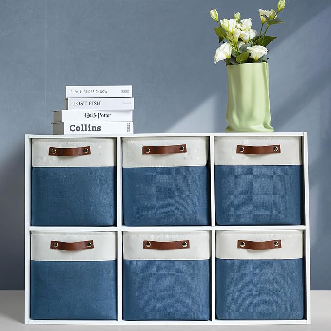 Foldable Storage Cubes 11x11 Inch, Collapsible Storage Basket - Image 2