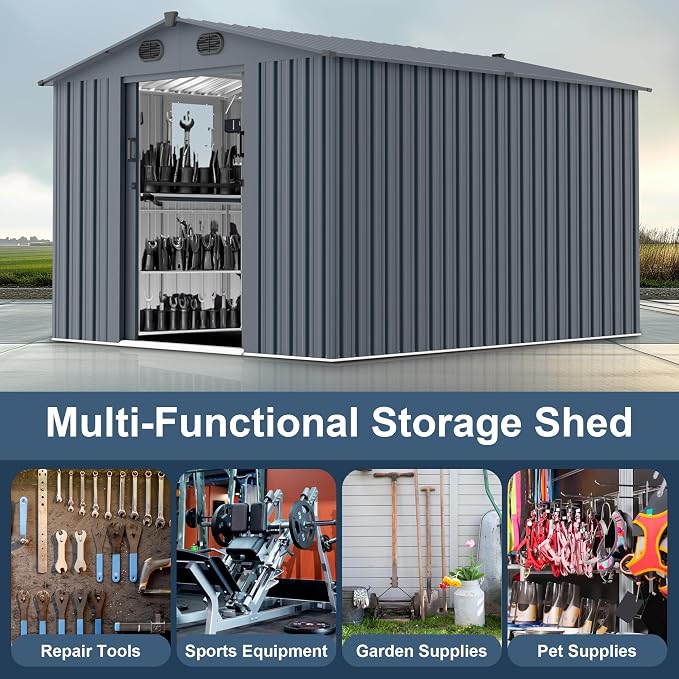 Outdoor Storage Shed 8x10 FT - Image 6