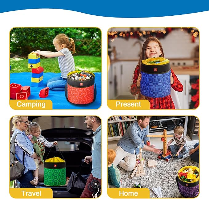 Toy Storage Organizer Basket Bag - Image 6