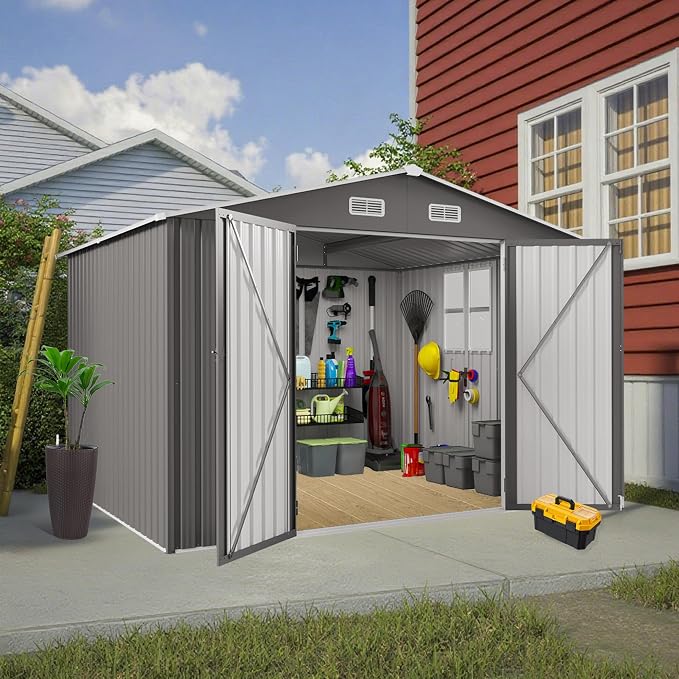 10x8 FT Outdoor Storage Shed by Zolyndo
