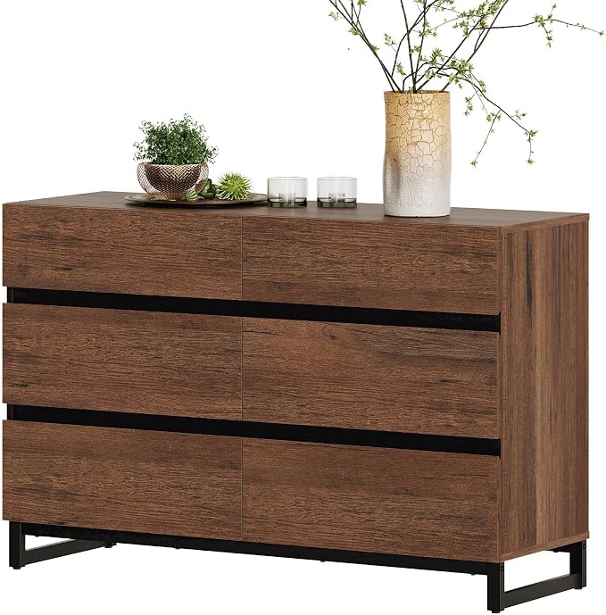 WAMPAT Dresser for Bedroom, Modern Wood Dresser - Image 5