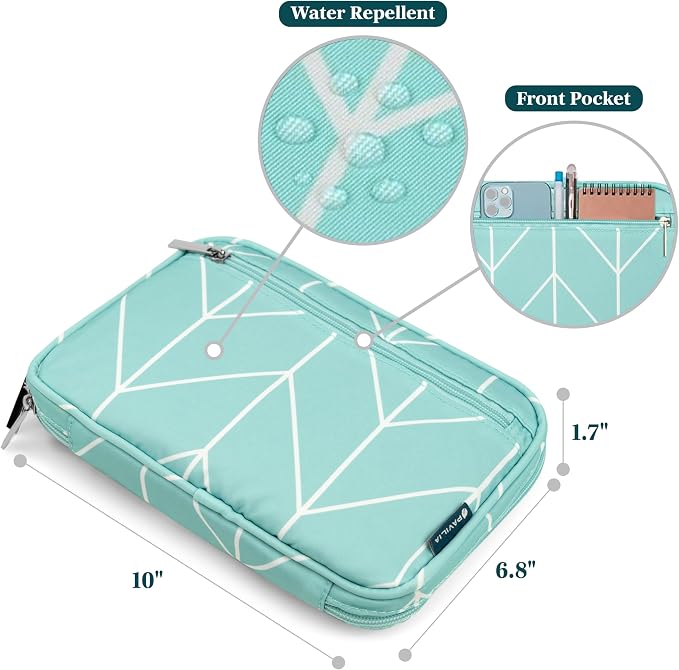 PAVILIA Soft Electronic Organizer Travel Case, Travel Cord Organizer Bag - Image 2