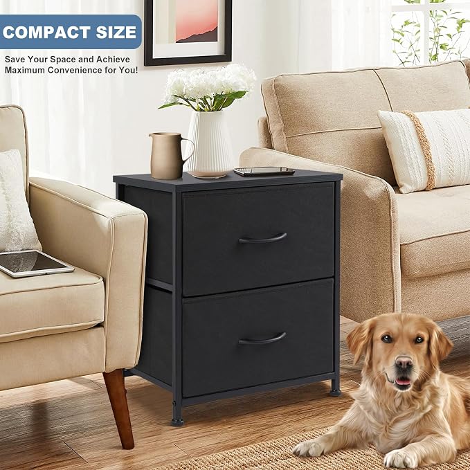 DUMOS Nightstand Small Dresser - Image 2