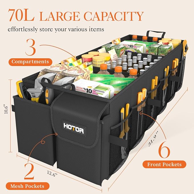 HOTOR Foldable Trunk Organizer - Image 2