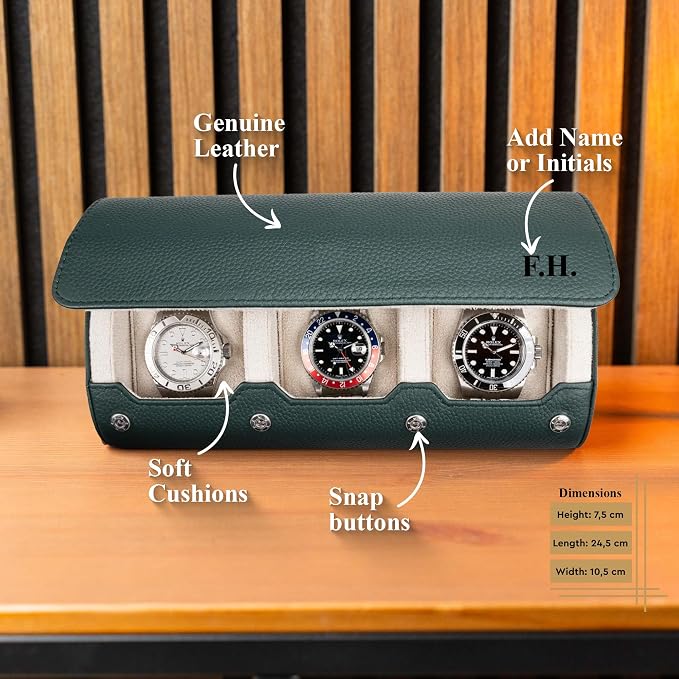 DailyWatch | Personalized Watch Roll Travel Case - Image 4