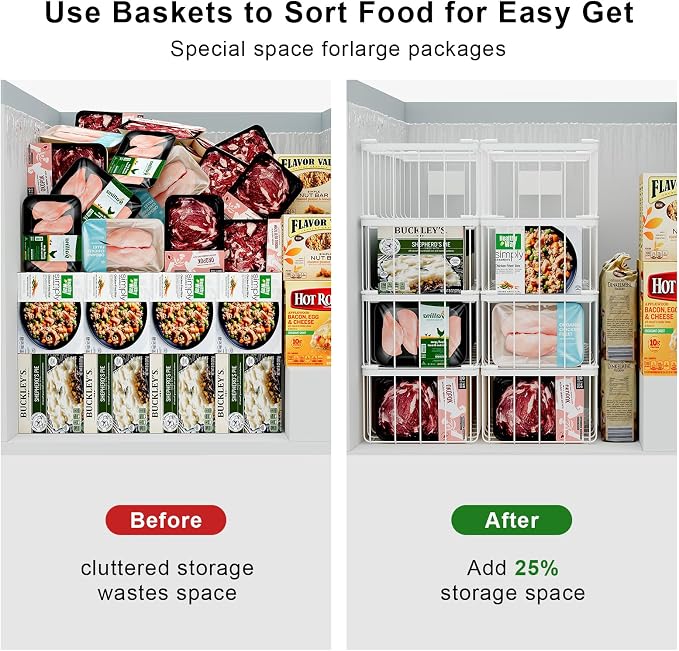 Chest Freezer Organizer Baskets - Image 4