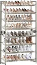 SONGMICS Shoe Rack, 8-Tier Shoe Organizer, Metal Rack by SONGMICSbySONGMICSHOME
