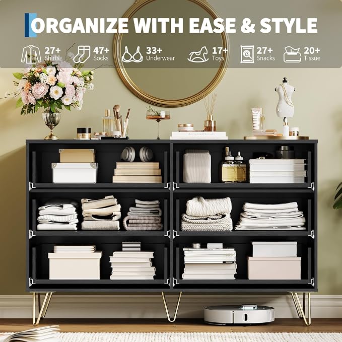 Garvee Fluted Dresser for Bedroom - Image 5