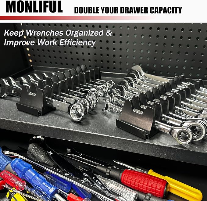 84PCS Magnetic Modular Wrench Organizer Wrench Holder - Image 2