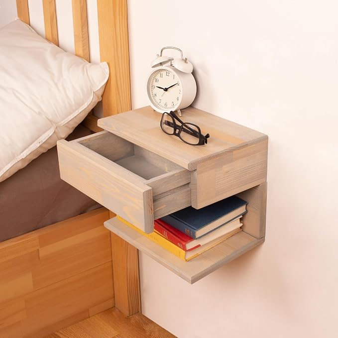 Floating Nightstand Side Accent or End Table - Image 4