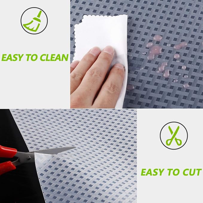 Refrigerator, Fridge Shelf Liners and Drawer Mats 11.8 Inch Wide x 157.5 Inch - Image 4