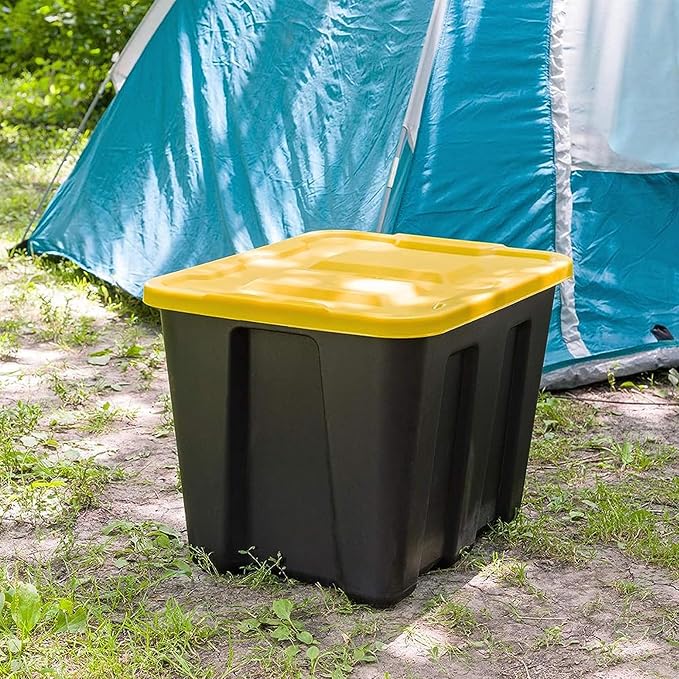 HOMZ 18 Gallon Durabilt Storage Bins, Secure Snap Lids, Break and Blemish - Image 6