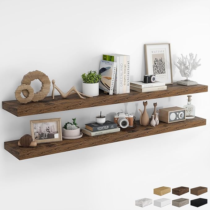 RICHFOCUS 72Inch Floating Shelves by Unknown