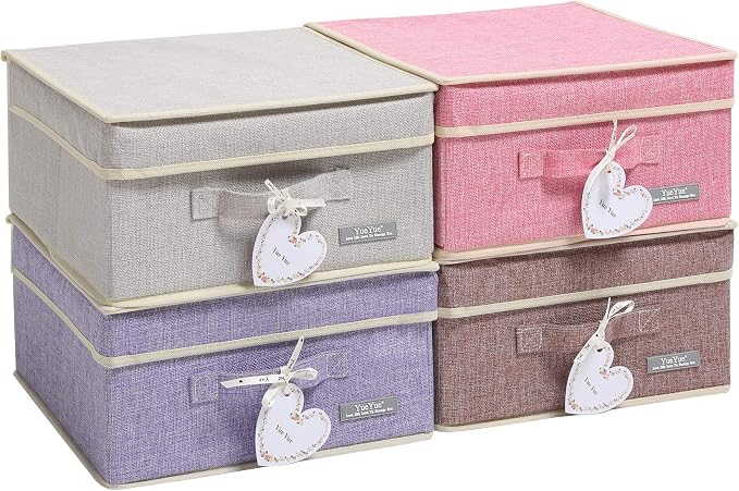 YueYue Foldable Fabric Closet Organizer Bins Box Storage by YueYue
