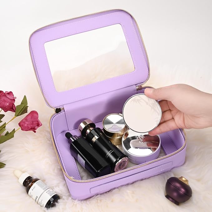Aveniee Clear Makeup Bag Organizer, Large Travel Toiletry Bag - Image 2