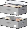 Under Bed Storage with Wheels, No Assemble Required 10 inches height Under Bed by EASIERLIFEENJOYWORLDBEAUTY