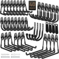 40 Pack Utility Steel Heavy Duty Wall Mount Garage Hooks, by YouthZeal