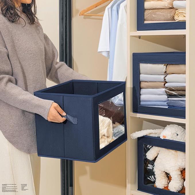 Stackable Storage Bins with Lids - Image 5