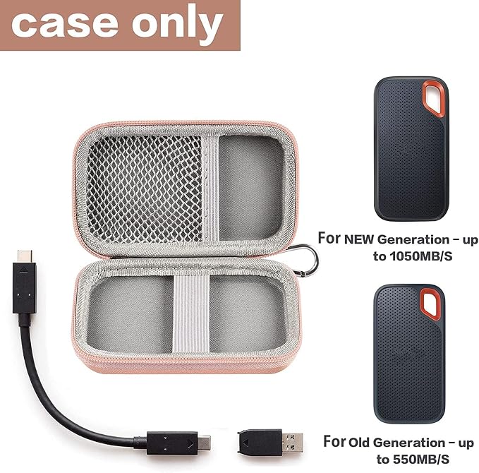 Hard Case Compatible with SanDisk 1TB 2TB 4TB 500GB 8TB Extreme Portable SSD - Image 2