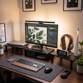 Dual Monitor Stand Riser with Drawer for Desk Laptop