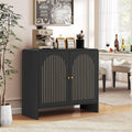 Black Sideboard Buffet Cabinet by RUSTYER