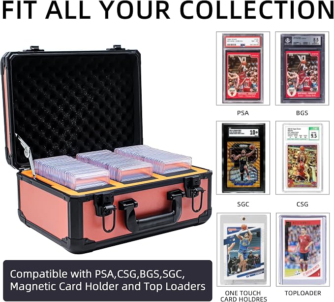 Graded Card Storage Box; Durable Sports, PSA Card Storage Case- Trading Card - Image 4