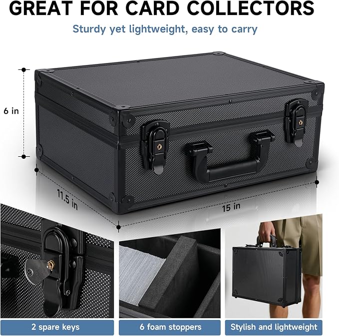 Trading Card Storage Box for 3" X 4" 35pt Toploaders 600+, Sturdy Secure Large - Image 5