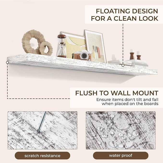 RICHFOCUS 72Inch Floating Shelves - Image 6