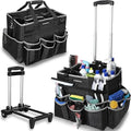 Large Rolling Cleaning Caddy Bag, Cleaning Caddy by LIANGSHENGYUAN
