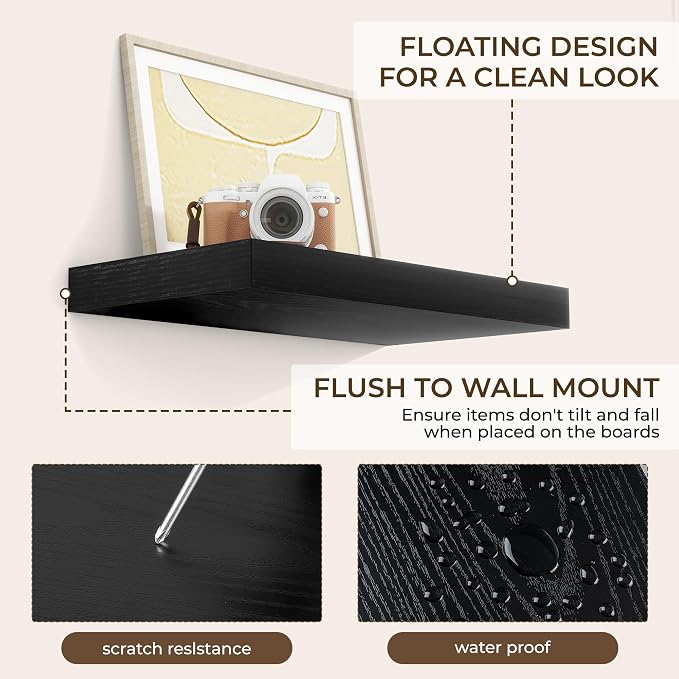 RICHFOCUS 16Inch Floating Shelves - Image 6