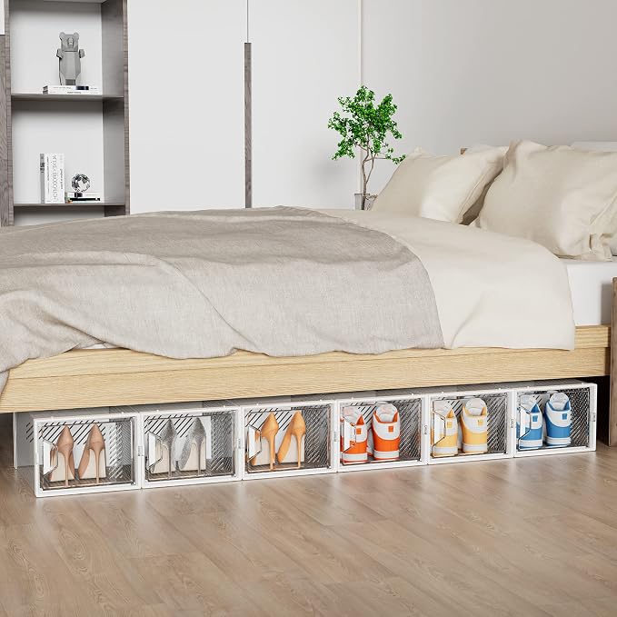 Shoe Storage, 12 Pack X-Large Shoe Organizer - Image 8