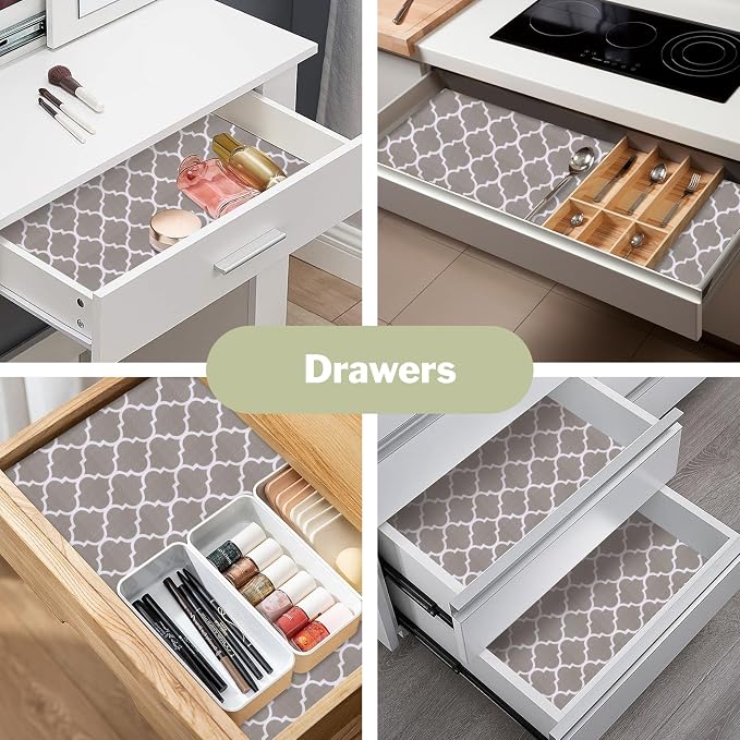 Drawer and Shelf Liner for Kitchen Cabinet: 17 in X 30 Ft Non Slip Waterproof - Image 5