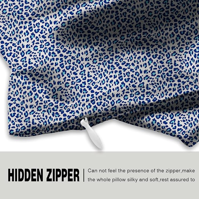 Mulberry Silk Pillowcase for Hair and Skin Standard Size Leopard Print Silk - Image 3