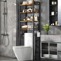 Over-The-Toilet Storage Rack, 4-Tier Bathroom Organizer Shelf Over Toilet by SalakitaHome