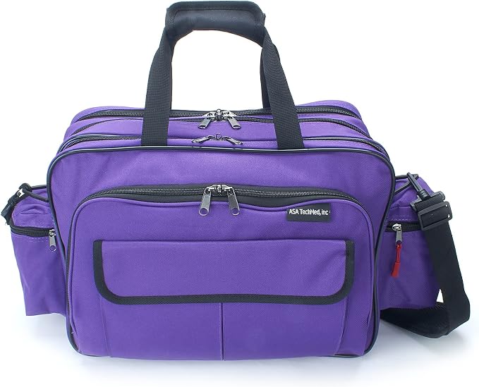 ASA TECHMED Nursing Bag with Compartments – Durable Medical Equipment Shoulder - Image 5