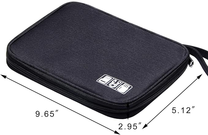 SELLYFELLY Travel Electronics Organizer Portable Cable Organizer Bag - Image 3