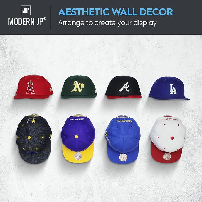 Modern JP Adhesive Hat Hooks for Wall - Image 2