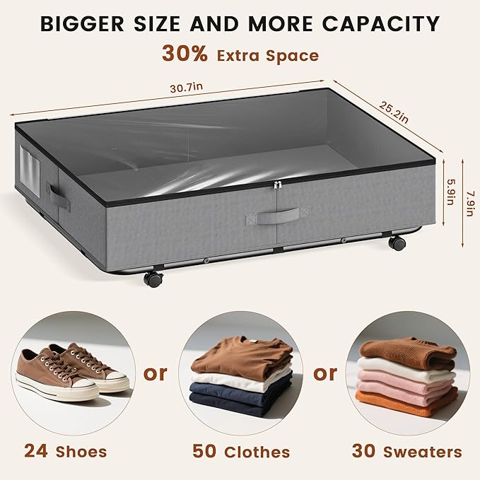 XXXL 78L Under Bed Storage - Image 8