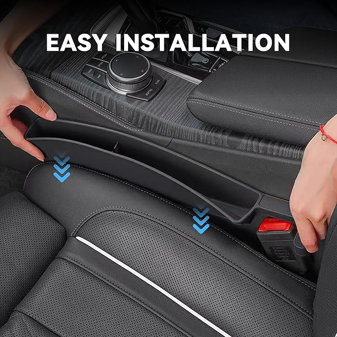 2PCS Car Seat Gap Filler, Automotive Seat Organizer Fill The Gap Between Seat - Image 6