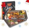 Grilling Prep and Serve Trays Set of 2 Stackable Stainless Steel BBQ Trays by Unknown