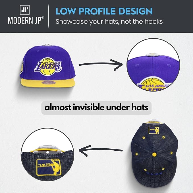 Modern JP Adhesive Hat Hooks for Wall - Image 5