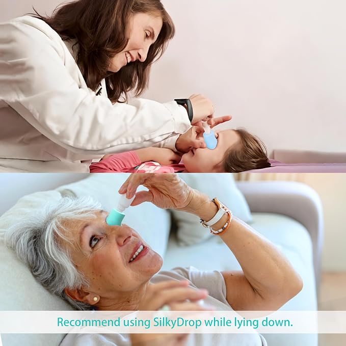 Fullicon 2-Pack Eye Drop Guide for Seniors, Soft & Reusable Eye Drop Dispenser - Image 6