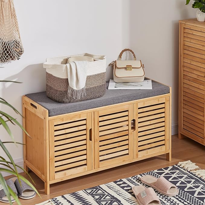 Storage Baskets for Organizing, Woven Baskets for Shelves, Rectangle Decorative - Image 7