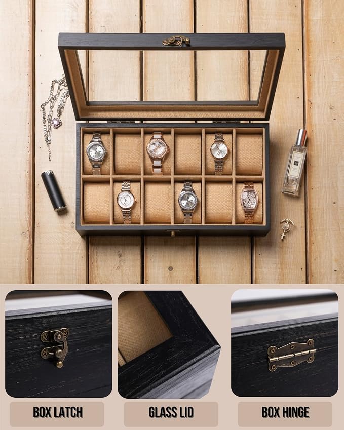 Watch Box, Watch Case for Men Women - Image 2