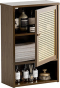 HITNET Bamboo Medicine Cabinet, Wall Mounted Bathroom Cabinet by HITNET