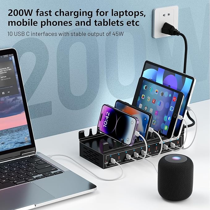 200W USB C Charging Station, Charger - Image 2