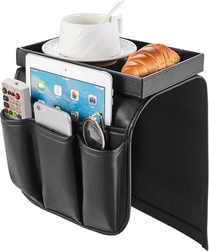 Houseables Armchair Caddy, Recliner Accessories, Armrest Organizer, Recliner by Houseables