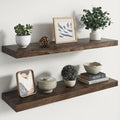 RICHFOCUS Elm Floating Shelves for Wall by Unknown